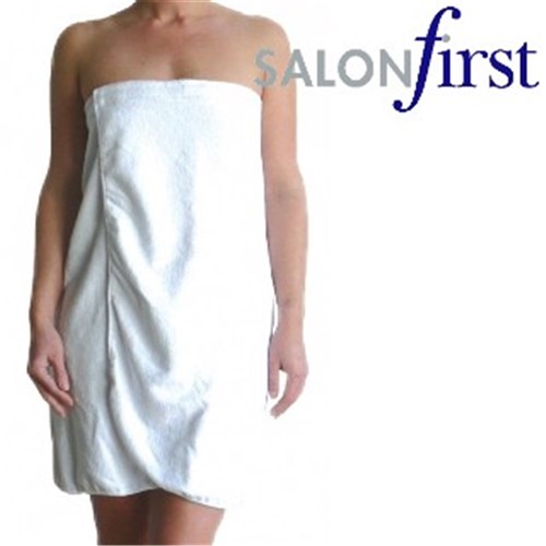 Body Wrap - White - Terry Towelling